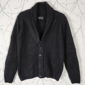 Zadig & Voltaire Alpaca Wool Blend Chunky Knit Shawl Collar Cardigan
